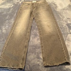 Grey cowboy jean